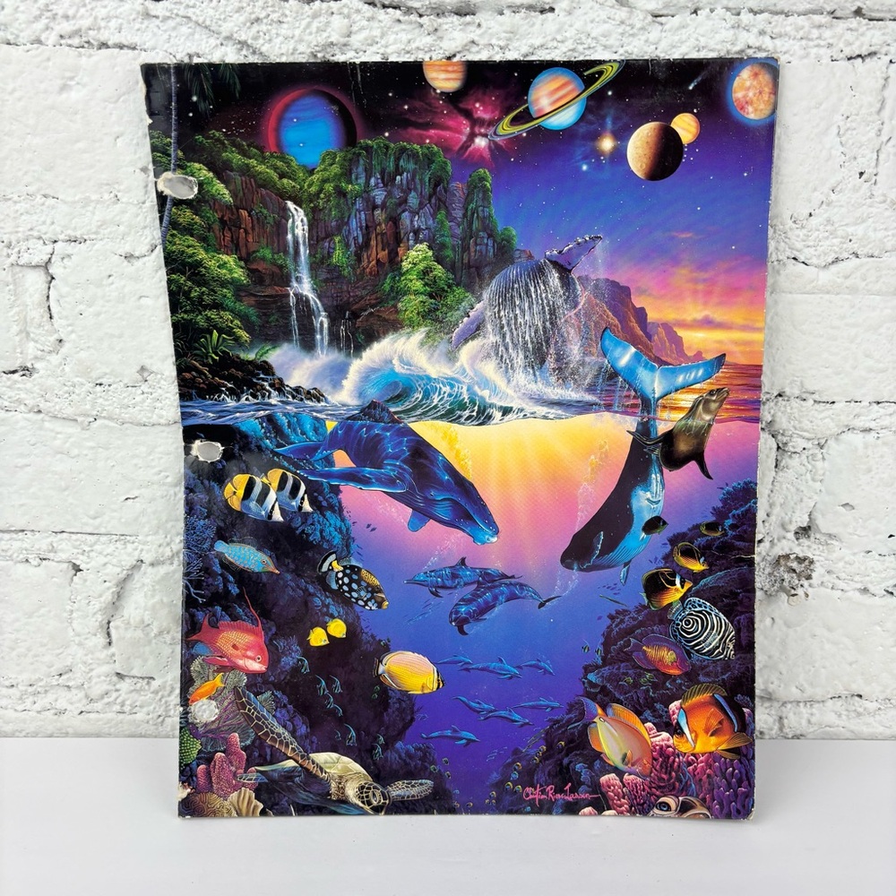 Vintage The Cosmos Ocean and Space Art Folder